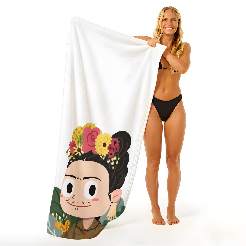 Art F-famous P-painting Towel Beach Blanket Towel  For Travel Gym Shower Luxury Lightweight Camping Pool Hot
