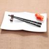 1 Pair Japanese Chopsticks Unbending Anti-slip Handles Alloy Japanese Sushi Chopsticks for Home