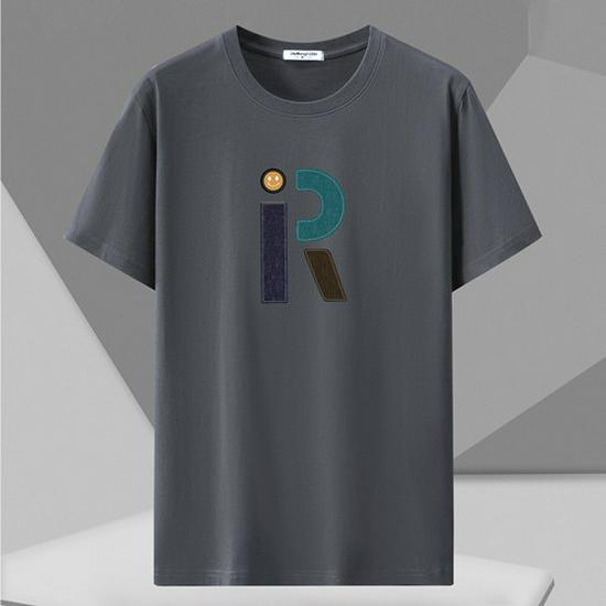 Men's Plus Size Korean Style Crew Neck Short Sleeve T-Shirt