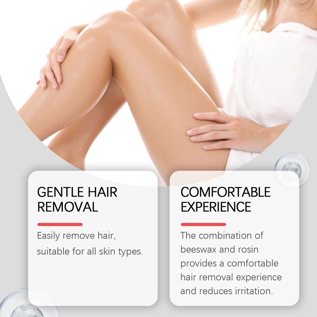 Haarentfernungswachs-Serie Zarte, weiche und glatte Körperhaut Sanft und mild