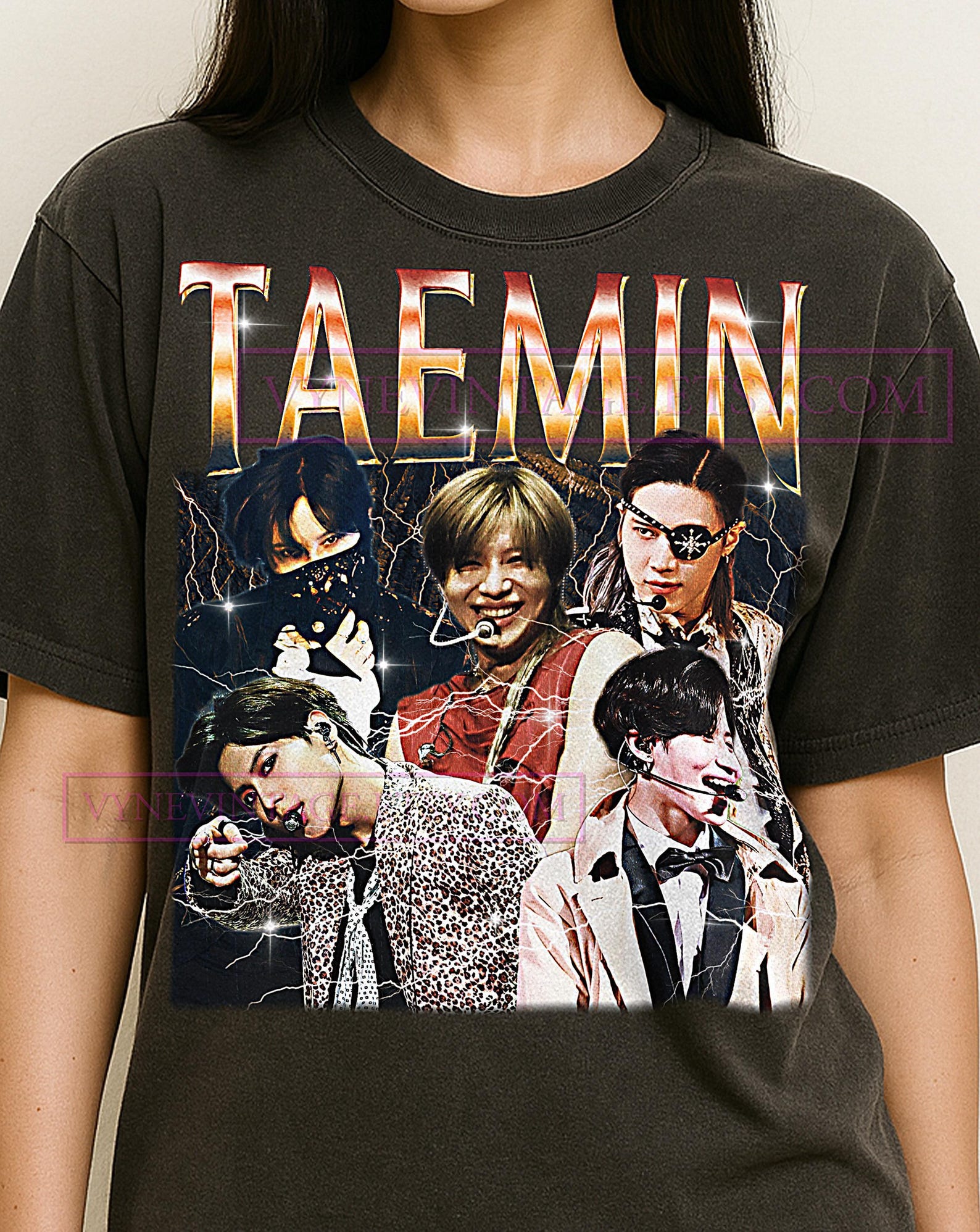 Taemin Bootleg Shirt, Vintage Kpop Idol Performer Dancer SHINee Tee, 90s Retro Throwback T-shirt, Taemin Sweater S