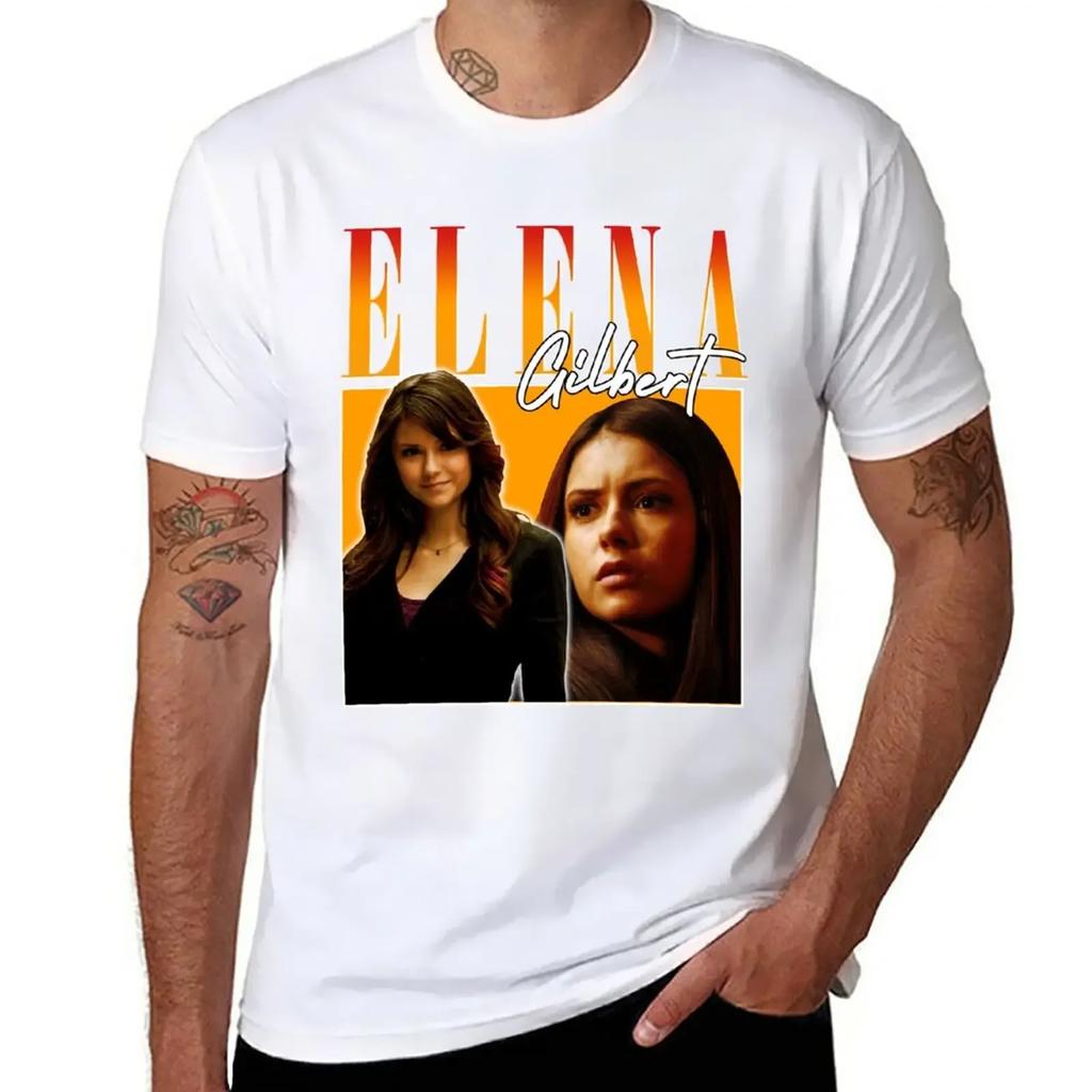 Elena Gilbert T-Shirt cute clothes Aesthetic clothing heavyweights plain t shirts men