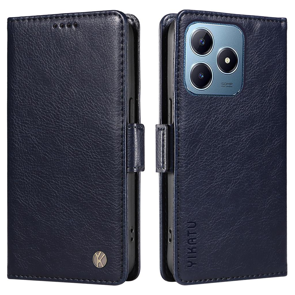 YIKATU YK-007 Dla Realme Note 60x 4G/C63 4G/C61 4G Etui Portfelowe Skórzane Etui na Telefon z Teksturą Liczi