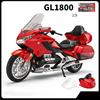 1/9 HONDA Gold Wing GL1800 Alloy Street Motorcycle Model Diecast Metal Leisure Touring Motorcycle Model Sound Light Kid Toy Gift