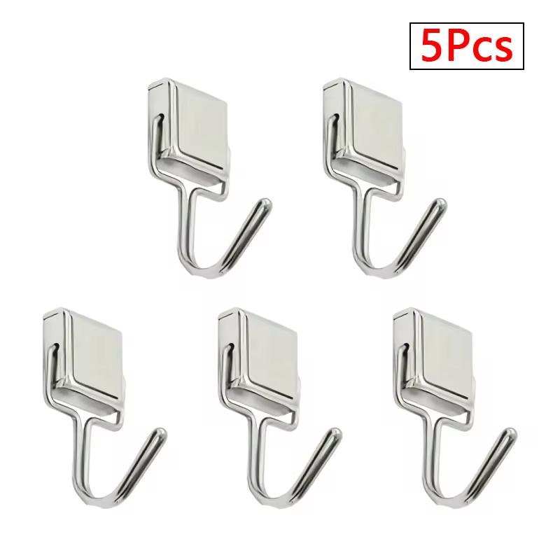 

30Pcs Square Strong Magnetic Hooks Multi-Purpose Storage Hooks Home Kitchen Bar Storage Hooks Key Storage Hooks Bathroom Hangers