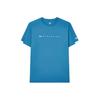 Athletics Round Neck Pullover Casual Sports Short Sleeve T-Shirt Men Tops Flash-Butterfly-Blue A11M131101F-DB