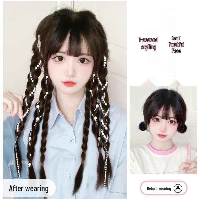 

Double Pearl Twist Boxing Braids - Sweet Cool Wig Hair Accessories чёрный/естественный