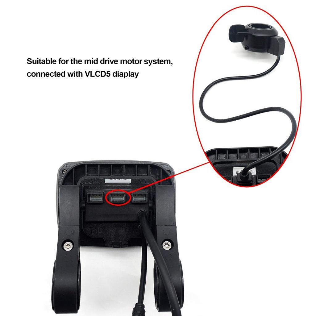 Daumengashebel-Beschleunigerteil für Elektrofahrräder für TSDZ?2 Mittelantriebsmotoren VLCD5-Display