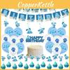 Vibrant Blue's Clues Kids Themed Birthday Party Decor Set With Happy Birthday Banner And Balloons