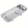 1 Pc 15x6.5cm/5.91x2.56in Tray Bowl Mechanic Metal Tray Steel Magnet Screw and Bowls for Tools Parts