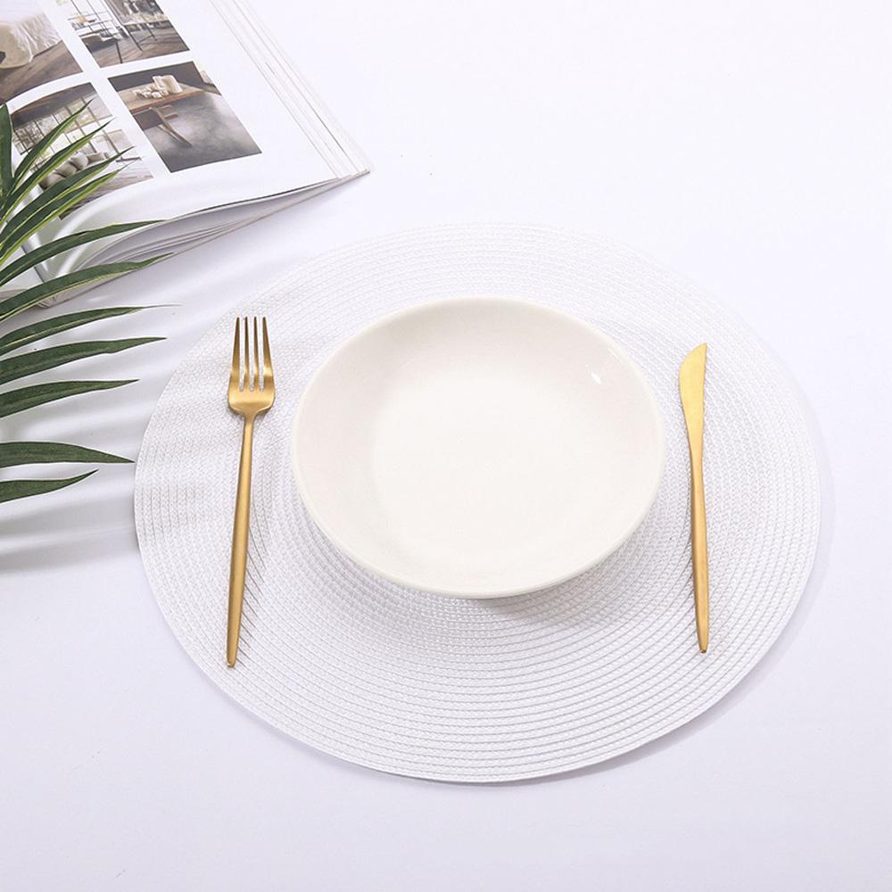 Durable Table Decoration Coffee Cup Weave Tableware Table Mat Placemat Coaster Tea Cup Pad
