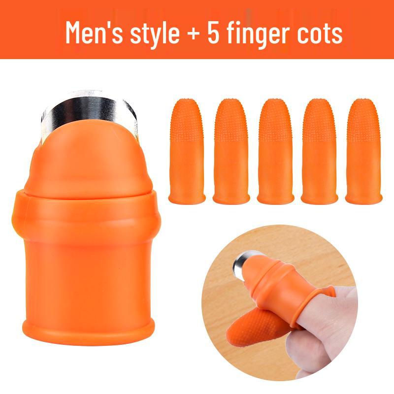Stainless Steel Thumb Knife for Vegetable, Tea, and Garlic Peeling