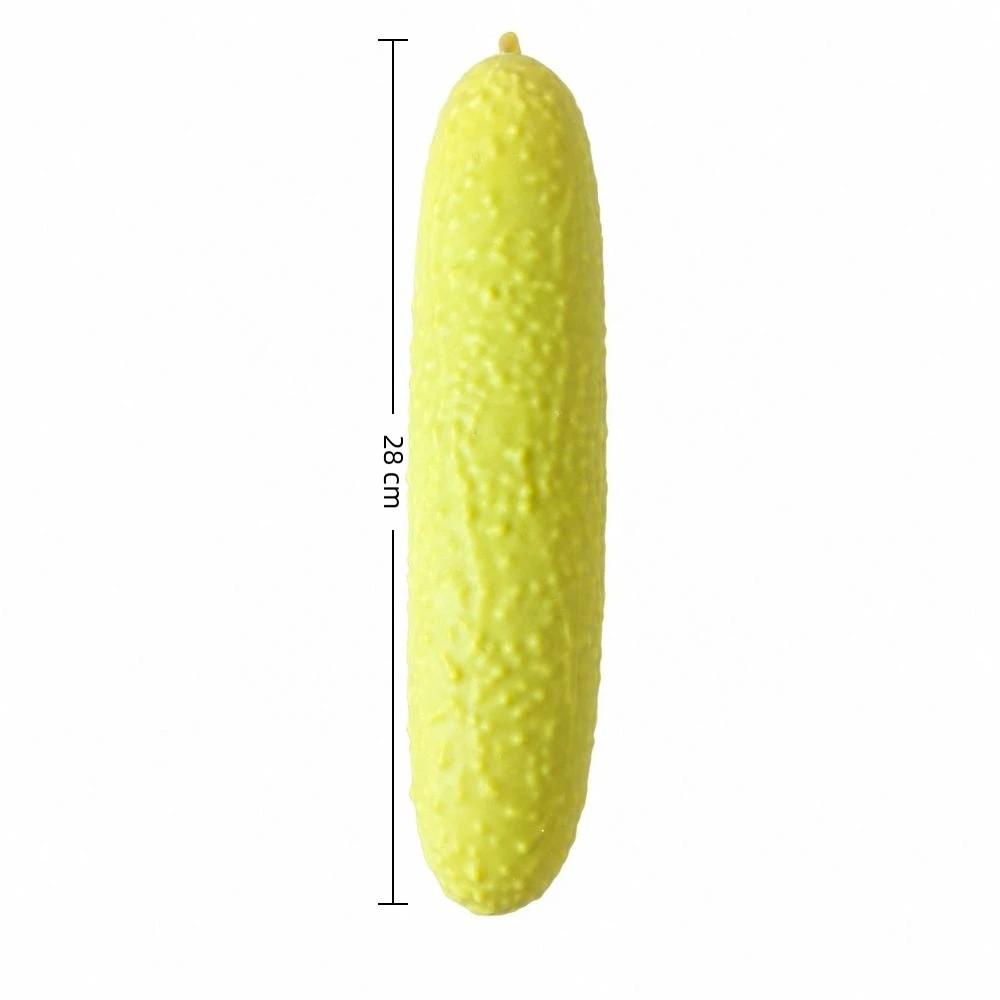 Slow Rebound Cucumber Squeezable Toys Stretchy Texture Pickled Cucumber Pinch Toy Sensory Toy