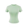 Sexy European & American Style Slim Fit Short Sleeve Round Neck T-Shirt - Versatile Summer Basic