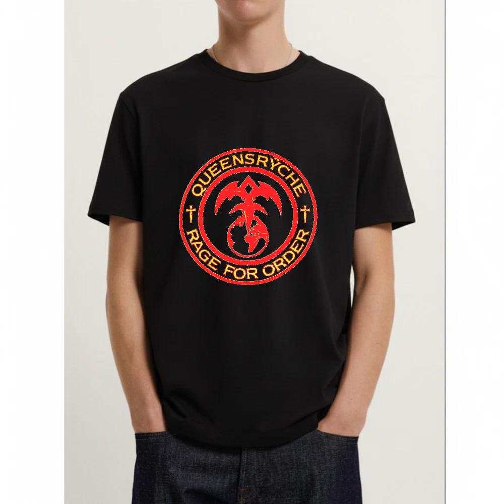 Queensryche Rage for Order Black TShirt Full Size S