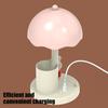 Night Light 3 Brightness Levels Adjustable Soft Warm Light USB Rechargeable Bear Desk Lamp with Pen Holder Sleeping Study Decor