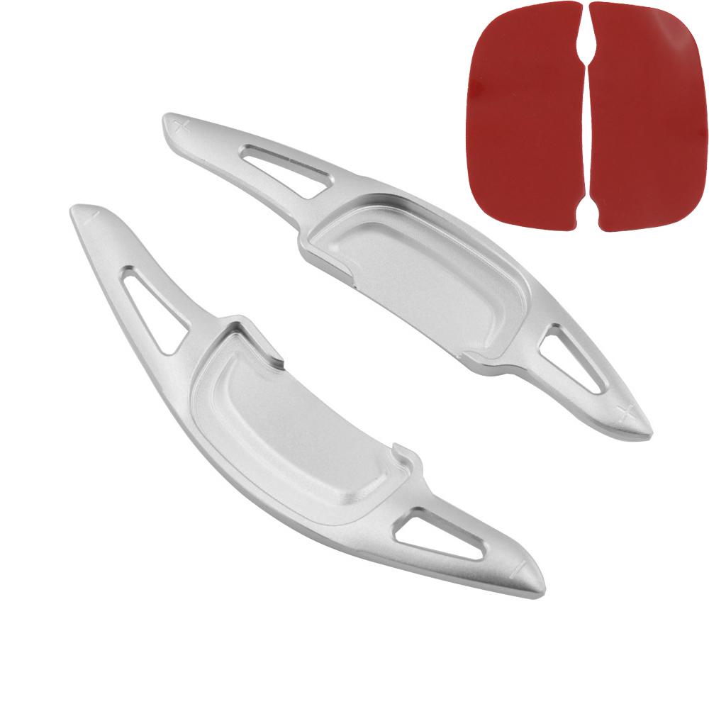

For 2020-2024 Mazda CX-30 MX-30 CX-50 CX-60 CX-70 CX-80 CX-90 Car Steering Wheel Paddle Shift Extension Shifters DSG Stickers серебряный