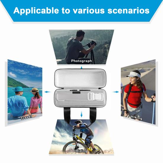 Speaker Storage Bag Water-Resistant Wear-Resistant Dirt-Resistant Bluetooth-compatible Speaker Case Zipper Closure Protective Sleeve