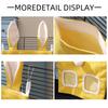 Rabbit Hay Feeder Hanging Pouch Bunny Feeding Bag Storage Hay Holder for Guinea Pig Hamster