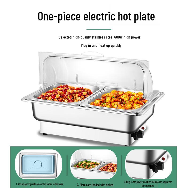 Jingzhou Electric Stainless Steel Buffet Food Warmer