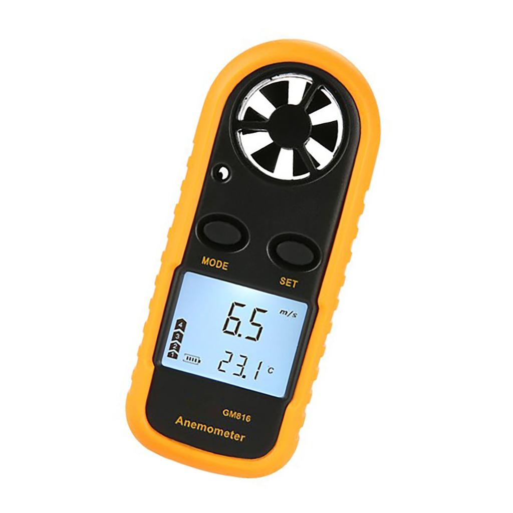 Wind Speed Meter Chill Tester Velocity Gauge Digital Anemometer for Industry Agriculture Digital Anemometer Wind Chill Tester
