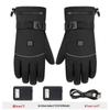 Electric Heated, Windproof, Waterproof Touchscreen Winter Gloves for Motorcycle Riding & Skiing