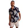 Threadbare Mens Floral All-Over Print Regular Short-Sleeved Shirt