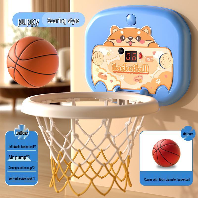 Toddler Basketball Hoop & Stand for Indoor Play - 1-3 Years Old, Quiet Home Toy & Birthday Gift