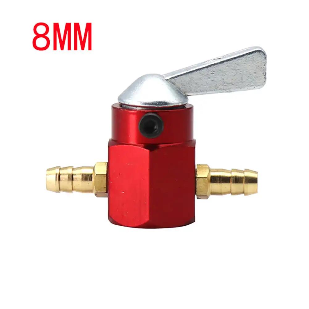 Universal Motorcycle In-line ON/OFF Switch Petrol Gas Fuel Tap Petcock Fuel Switch Inline 6mm 8mm For ATV Motorcycle Part