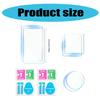 Protective Glass Film Kit for Action5 Action Camera Front and Rear Displays, Claritys, Anti Scratch Film