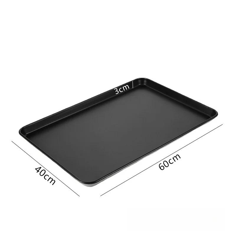 Rectangle Non-Stick Baking Pan Commercial Baking Sheet Oven Tray for Biscuit Pie Pizza Roast Muffin Bread Bakeware Cake Plated