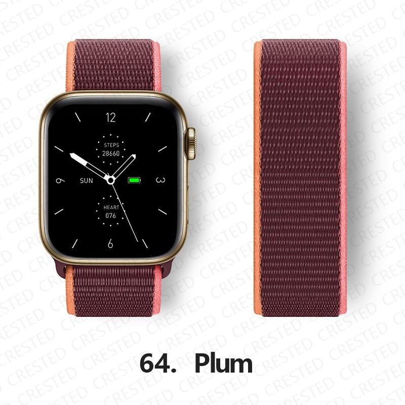 Pasek Nylonowy z Pętelką Do Pasków Apple Watch 44mm 40mm 49mm 41mm 45mm 46mm paski Bransoleta iWatch Seria 7 6 5 se 8 9 ultra 2 3 10 11