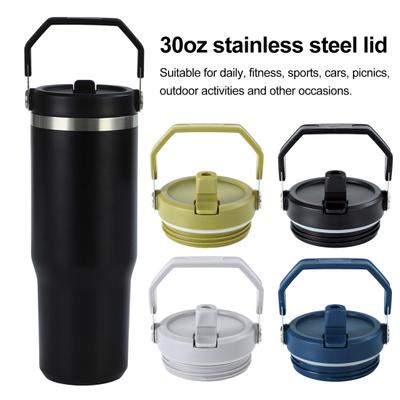 30 oz Tumblerkopplock Ersättningslock för Te-tumbler i rostfritt stål