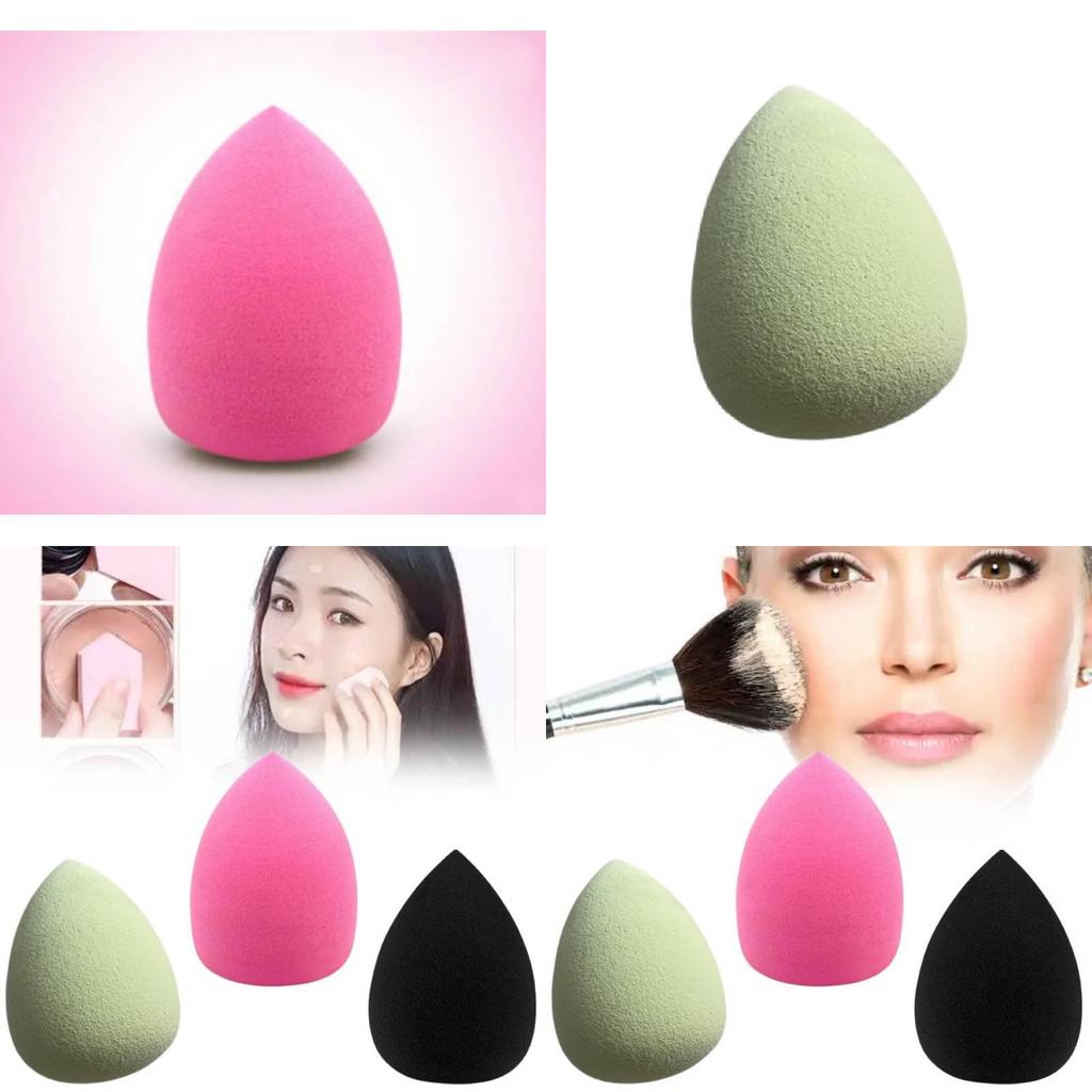 Makeup Puff Blender With Waterabsorbent Material For Blending Foundation And Powder