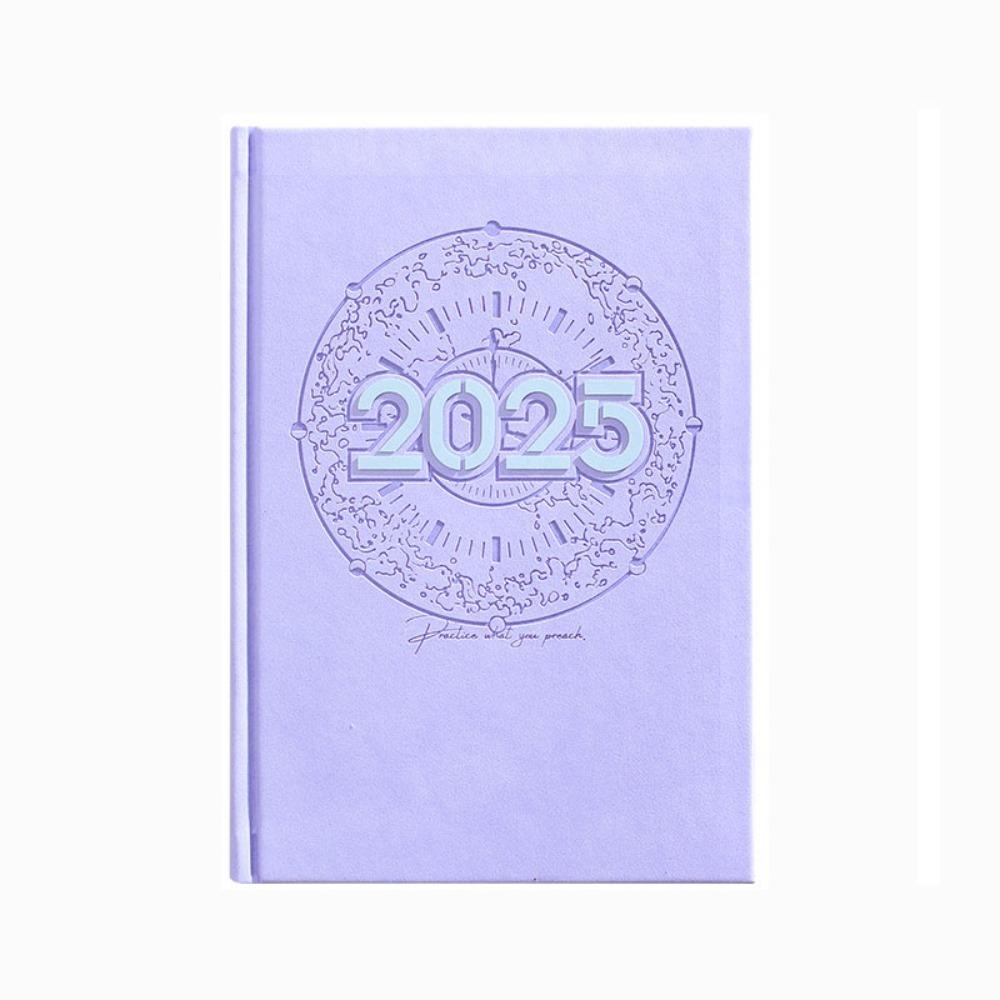 

Ежедневная повестка дня A5 Блокнот для планирования расписания с толстым слоем Планировщик блокнот для планирования офисные принадлежности фиолетовый