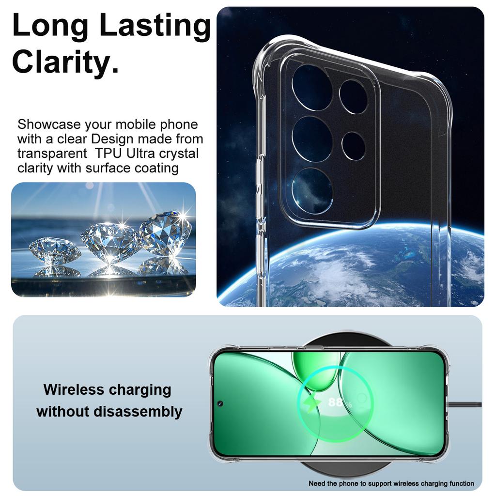 For Realme C85 Pro 4G Phone Case IMAK Shock-resistant Soft Case