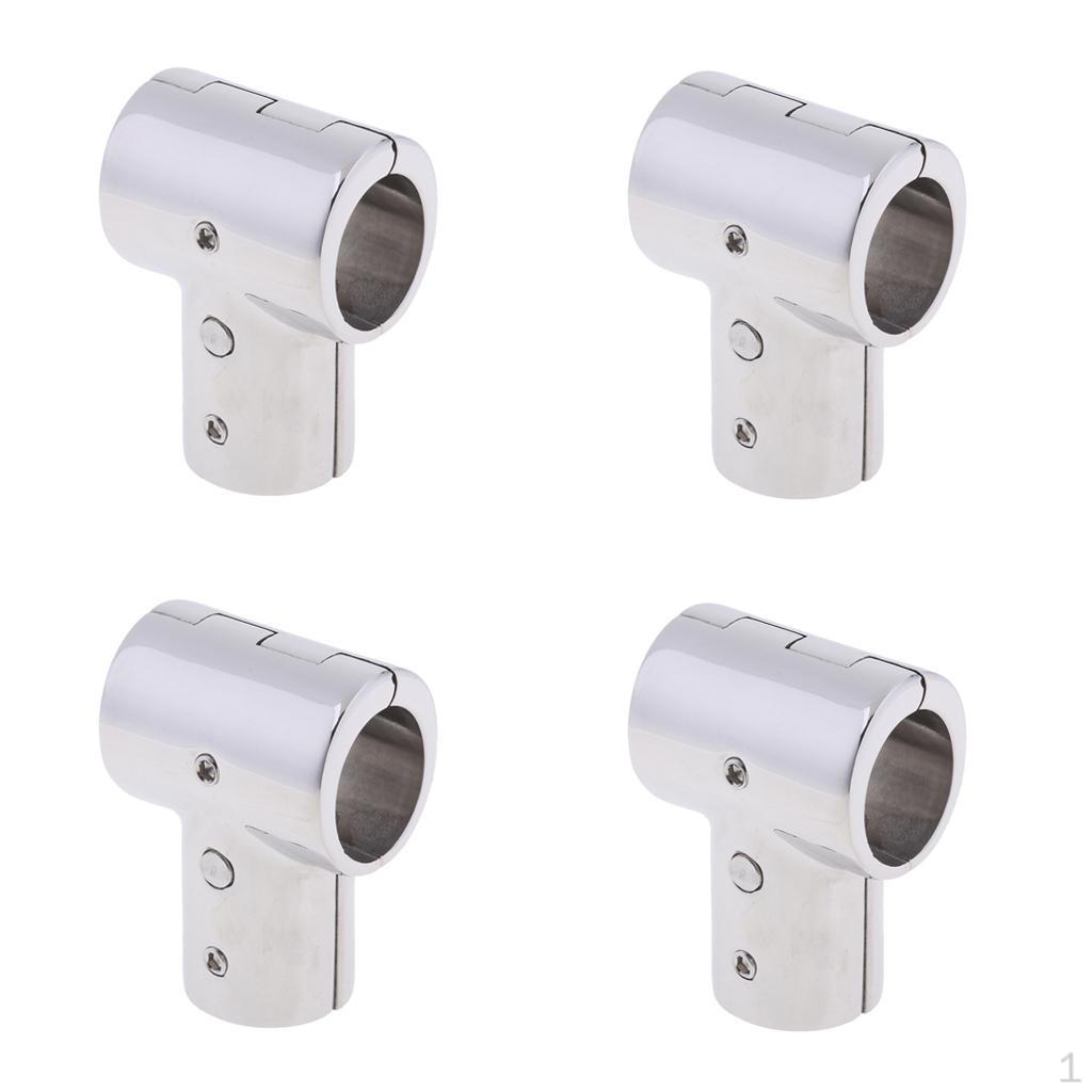 

4 Pieces Boat Hand Rail 90 Degree 1 25mm Tube