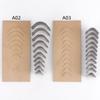 1Set Handmade Stamping Tools for Faux Leather, Metal Cutting Knife Mold, R-Angle Knife Mold, DIY Round Corner Cutting Knife Mold