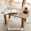 Nordic Style Solid Wood Small Square Tea Table Japanese Tatami Minimalist Balcony Side Desk Window Coffee Table