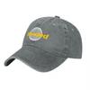 Danded Logo Washed Cotton Baseball Cap Classic Black Adjustable Hat With Globe Design Fashionable Streetwear Accessory