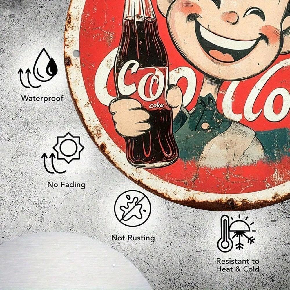 Vault Boy Nuka Cola Metal Tin Sign Retro Wall Art Decor Gaming Man Cave Bar