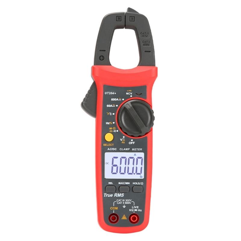 Digital Multimeter Measuring Diode Frequency Capacitance with Backlit Flashlight Current Voltage Test Meter Clamp Meter