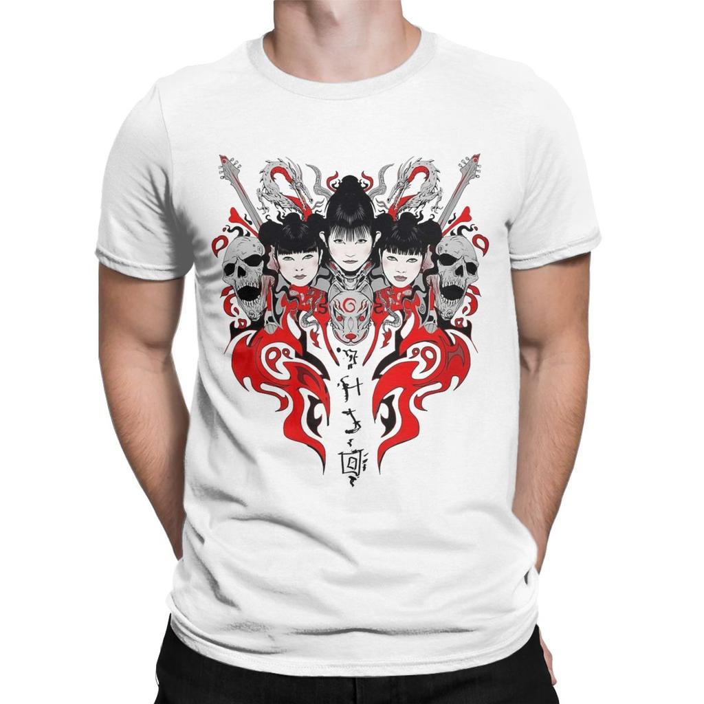 Men's Band Babymetal T Shirt Pure Cotton Clothes Vintage Short Sleeve Round Collar Tee Shirt Party T-Shirts