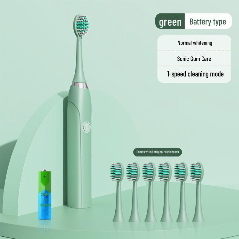 Rechargeable Ultrasonic Electric Toothbrush with Soft Bristles and Water Flosser