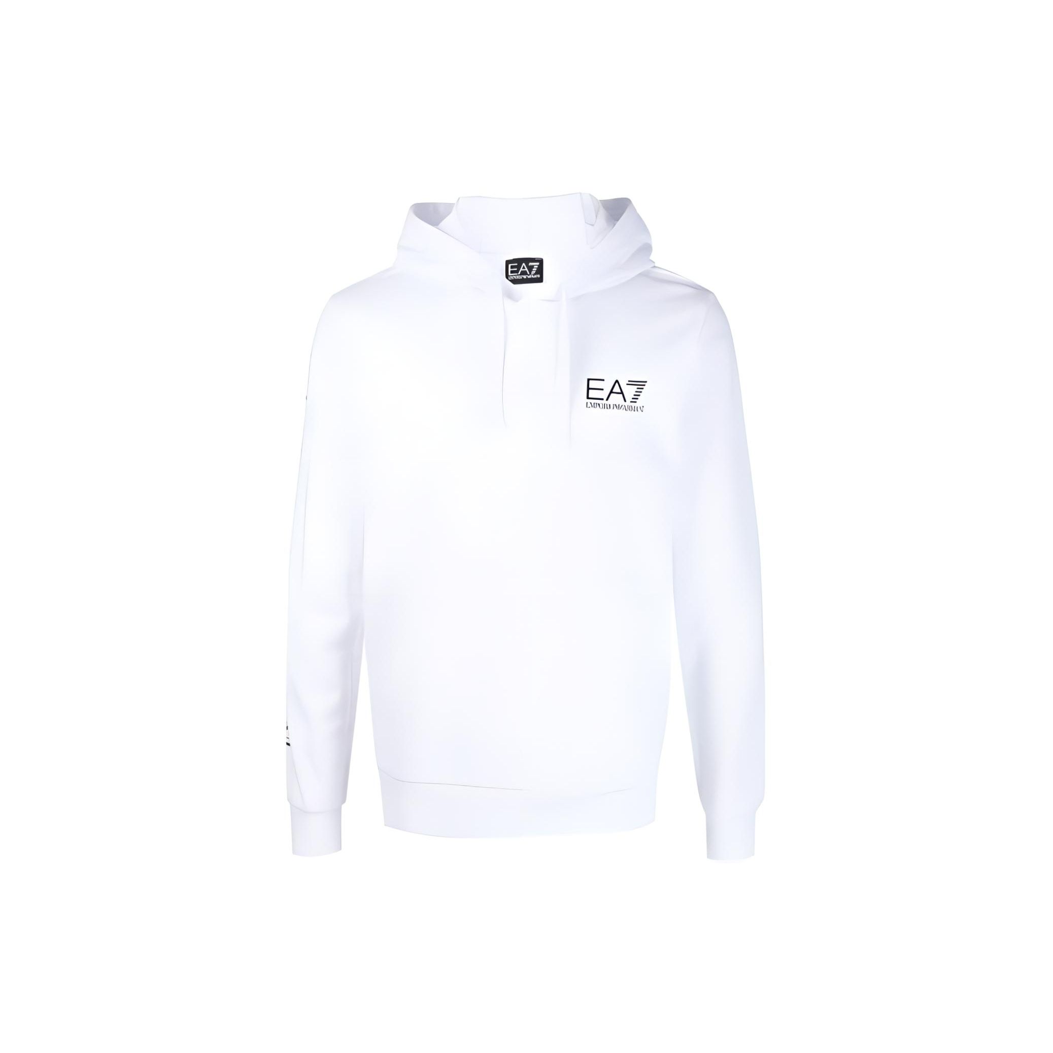 Emporio Armani Худи с длинным рукавом с логотипом Мужские худи Белый 8NPM18-PJ05Z-1101 XXXL