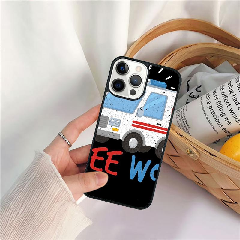 Paramedic Ambulance Mobile Celular Phone Cases for iPhone 17 Air 16 15 14 12 13 PLUS 11 PRO MAX Coque Fundas coque