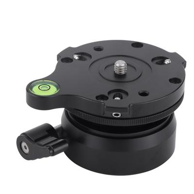 Tripod Head DY‑60N Tripod Leveling Base Leveler Adjusting Plate for DSLR Camera