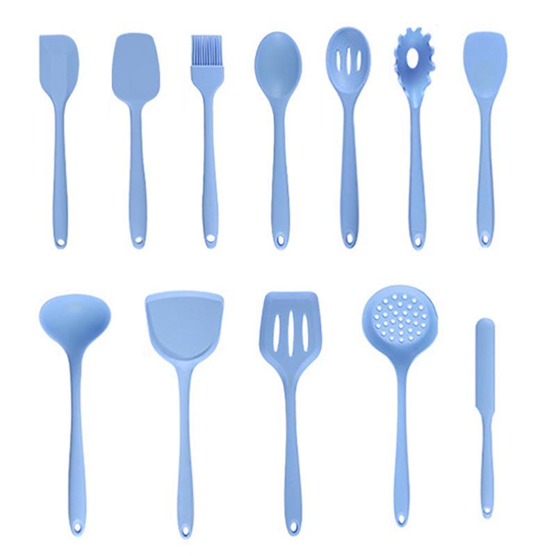 Silicone Cookware Set: Non-Stick Spatula, Ladle & Slotted Spoon with High Temperature Resistance
