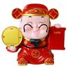 2025 God of Wealth Resin Buddha Statue: Cashier Desk Ornament for Attracting Prosperity