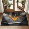 Bon Jovi Design Crystal Velvet Rug Soft Decorative Mat for Bedroom Entrance